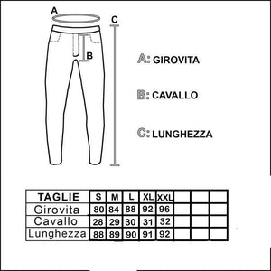 pantalone uomo cotone capri italy pence catena bottone s,m,l,xl 149/a