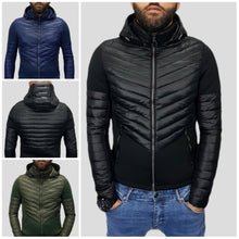 GIUBBINO GIUBBOTTO UOMO PRIMAVERILE 100 GRAMMI CAPPUCCIO SLIM S,M,L,XL,XXL LN8307