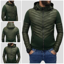 GIUBBINO GIUBBOTTO UOMO PRIMAVERILE 100 GRAMMI CAPPUCCIO SLIM S,M,L,XL,XXL LN8307
